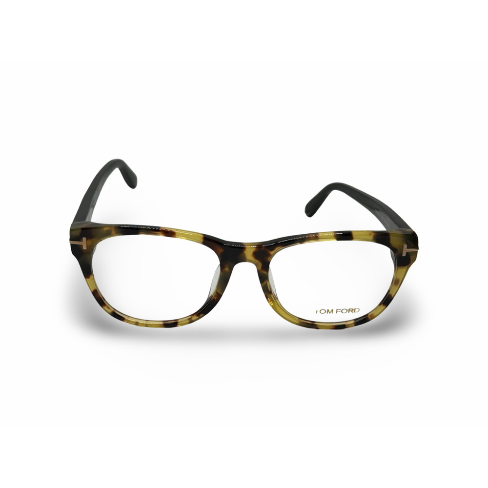 Tom Ford Designer Eyeglasses Optical Eyewear Tortoise Shell Demo Lens TF5433